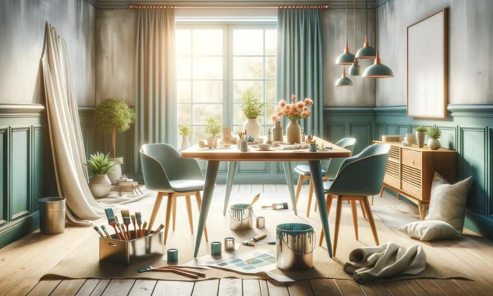 How To Paint A Dining Table